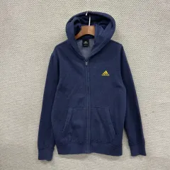 アディダス カジュアル 刺繍 ロゴ 弱起毛 フード ジップアップ 100 A03469