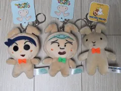 クレヨンしんちゃん うさぎコスチューム マサオくん 風間トオル ガラス キーホルダー 8cm 3種