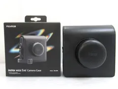 富士フィルム instax WIDE Evo チェキ用カメラケース ブラック 美品中古■