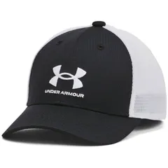 UNDER ARMOUR アンダーアーマー UA BLITZING TRUCKER CAP UAブリッツィング トラッカーキャップ マルチスポーツ ＣＡＰ 1383452-002、(002)Black