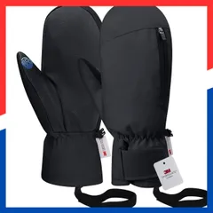 【特価商品】タッチパネル対応 3Mシンサレート 撥水加工 ポケット付き 裏起毛 防水 防風 内側5本指 滑り止め 厚手 防寒グローブ 通気性 バイク 【極暖4層構造×内側5本指ミトン】 手袋 レディース スキーグローブ メンズ 冬用 防寒手袋 スポーツ 男女兼