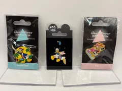 【未使用】ディズニー100周年 ピンバッジ 3点セット ドナルド・デイジー