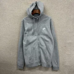ナイキ カジュアル 刺繍 ロゴ 弱起毛 フード ジップアップ M A03421