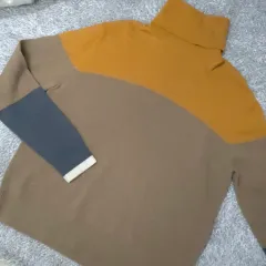 JW ANDERSON バイカラー COLOR タートルネック ニット jw 앤더슨