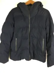UNIQLO シームレスダウンパーカ メンズ L ネイビー 3042202512200022