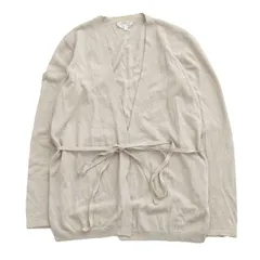 Max Mara マックスマーラ 白タグ ニット ストレッチ カーディガン 長袖 ライトベージュ サイズS レディース 【中古】