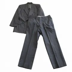 dunhill ダンヒル THE LURE ダブルブレスト ストライプ柄 スーツセットアップ ピークドラペル グレー メンズ  【中古】