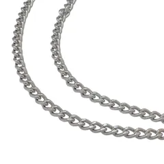 Pt850　ネックレス　喜平　2面 チェーン　プラチナ