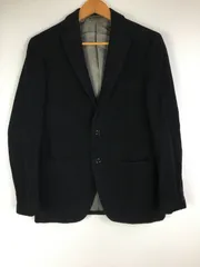 UNIQLO カシミヤブレンドテーラードジャケット メンズ M ブラック 3042202512200023