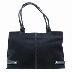 ハマノ HAMANO ハンドバッグ トート スエード ブラック レディース  【中古】