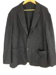 UNIQLO ツイードジャケット メンズ 4XL ネイビー 3042202512200024