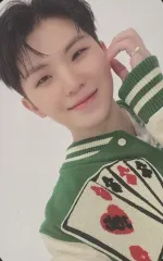 【中古】コレクションカード(男性) SEVENTEEN/WOOZI(ウジ)/裏面青/「2022 SVT PHOTOBOOK ’THE NAME；17’」封入特典フォトカード