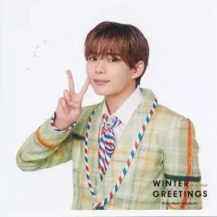 【中古】生写真(STARTO) なにわ男子/長尾謙杜/サイズ(89×89)/「Greetingうちわ」ましかくフォト