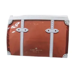 グローブトロッター GLOBE TROTTER ポーチ 小物入れ クリアブラウン ビニールのサムネイル
