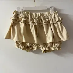 新品 レディース フリル キュロット