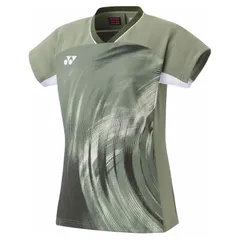 ヨネックス YONEX ウィメンズゲームシャツ テニス・バドミントン アパレル(レディース) 20769-324、(324)ライトオリーブ