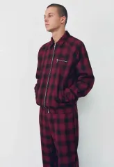 【S】STUSSYスーツダークブラウン千鳥柄美中古セットアップ S】STUSSYスーツダークブラウン千鳥柄美中古セットアップ