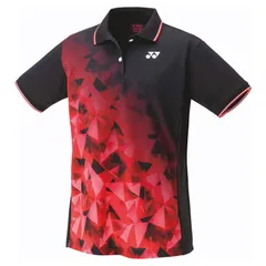 ヨネックス YONEX ウィメンズゲームシャツ テニス・バドミントン アパレル(レディース) 20810-007、(007)ブラック