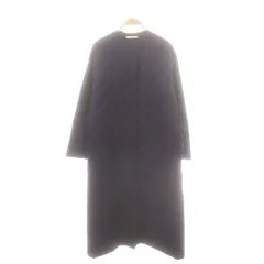 ヌキテパ NE QUITTEZ PAS! 中綿キルティングコート ノーカラー 紫