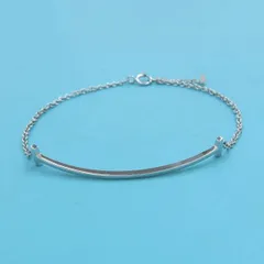 ✴︎TIFFANY✴︎ ティファニー Tスマイル ダイヤ ブレスレット YG ティファニー T スマイル ブレスレット ダイヤモンド ローズゴールド