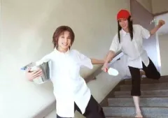 【中古】生写真(男性) 橋本真一(樹希彦)・廣瀬大介(木更津亮)/横型・制服・階段・キャラクターショット/ミュージカル「テニスの王子様2nd」