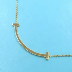 ティファニー Tスマイルネックレス/ミディアム  【無料ギフトラッピング】【Aランク】【中古】