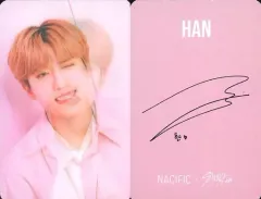 【中古】コレクションカード(男性) Stray Kids/HAN(ハン)/裏面印刷サイン入り/「NACIFIC×Stray Kids」3Dカードイベント購入特典レンチキュラーフォトカード
