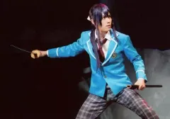 【中古】生写真(男性) 神永圭佑(神崎颯馬)/ライブフォト・横型・膝上・制服・右手刀・キャラクターショット/「『あんさんぶるスターズ!エクストラ・ステージ』～Destruction × Road～」舞台写真(個人セット)