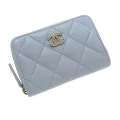 シャネル キャビア･ラウンドファスナー･コインケース  【Sランク】【中古】