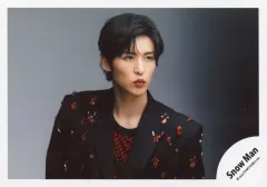 【中古】生写真(STARTO) Snow Man/目黒蓮/横型・バストアップ/シングル「SERIOUS」MV＆ジャケ写オフショット/公式生写真