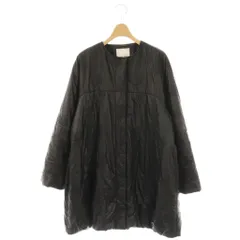 刺繍キルティングコート　chesty ブラック Chestyオリジナル刺繍を施した特別感のあるキルティングシリーズ