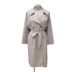 グローバルワーク GLOBAL WORK スプリングコート 総裏地 L ピンクベージュ /MS