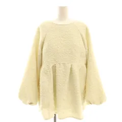 【中古】CADUNE カデュネ 23SS ツイードチュニック プルオーバー 36 アイボリー /CX ■OS レディース CADUNE カデュネ 23SS ツイードチュニック プルオーバー 36 アイボリー