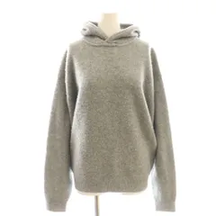 【中古】タナカサンノセーター C.HOO カシミヤニットフーディー セーター プルオーバー M グレー /CX ■OS レディース タナカサンノセーター C.HOO カシミヤニットフーディー セーター プル