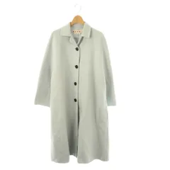 マルニ MARNI ステンカラーコート アウター ウール カシミヤ混 36 水色  