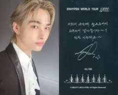 【中古】コレクションカード(男性) 01：ENHYPEN/ニキ(NI-KI)/ENHYPEN WORLD TOUR ’FATE’ トレーディングカード