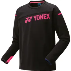 YONEX ヨネックス ジュニアライトトレーナー テニス プラクティスシャツＪｒ (31060j-007)、ブラック
