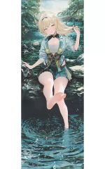 ホロライブ 風真 いろは 等身大タペストリー きんにくぽよぽよ うみ
