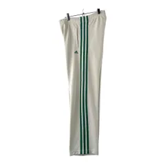 adidas　トラックパンツ　ジャージ　Oサイズ　刺繍ロゴ　ワンポイント　万国旗