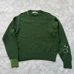 UNIQLO × ANYA HINDMARCH コラボ ウール100% クルーネックニット グリーン