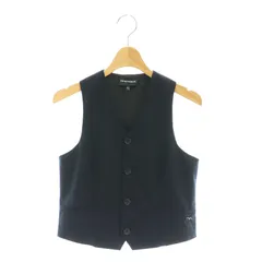 エンポリオアルマーニ EMPORIO ARMANI ベスト ジレ 前開き 10A 紺 ネイビー /AT ■OS ■SH
