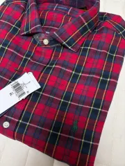 ポロ メンズ チェック シャツ (タグ付き 新品)