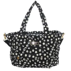 マークバイマークジェイコブス MARC by MARC JACOBS トートバッグ 2WAY ショルダー 水玉 ドット柄 黒 ブラック /JS