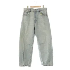 ザラ ZARA ワイドデニムパンツ ジーンズ EUR 38 ライトブルー /CX ■OS