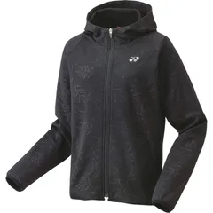 YONEX(ヨネックス) ウィメンズニットウォームアップパーカー テニス トレーニングシャツウィメン・ (58112-007)、(007)ブラック