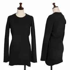 コムデギャルソンCOMME des GARCONS ナイロンストレッチカットソー 黒M位