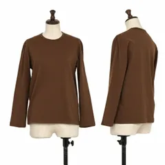 コムデギャルソンCOMME des GARCONS ナイロンストレッチカットソー 茶M位