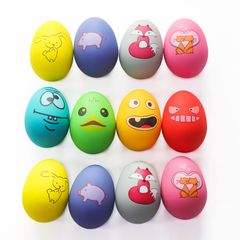 運動不足 ストレス解消 知育玩具 卵の形 噛むおもちゃ 【12点セット】 音の出る 子犬・小型犬に適用 おもちゃ 犬 SCHITEC