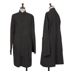✨希少✨ブラックコムデギャルソン　長袖　チャイナジャケット　シャツ　グレー　男女 BLACK COMME des GARCONS / ブラックコムデギャルソン よりド定番の
