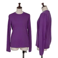 コムデギャルソンCOMME des GARCONS ウール天竺カットソー 紫M位